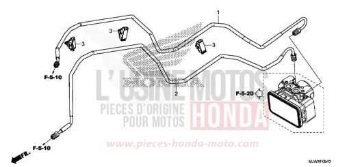 BRAKE PIPE CB500XAJ de 2018